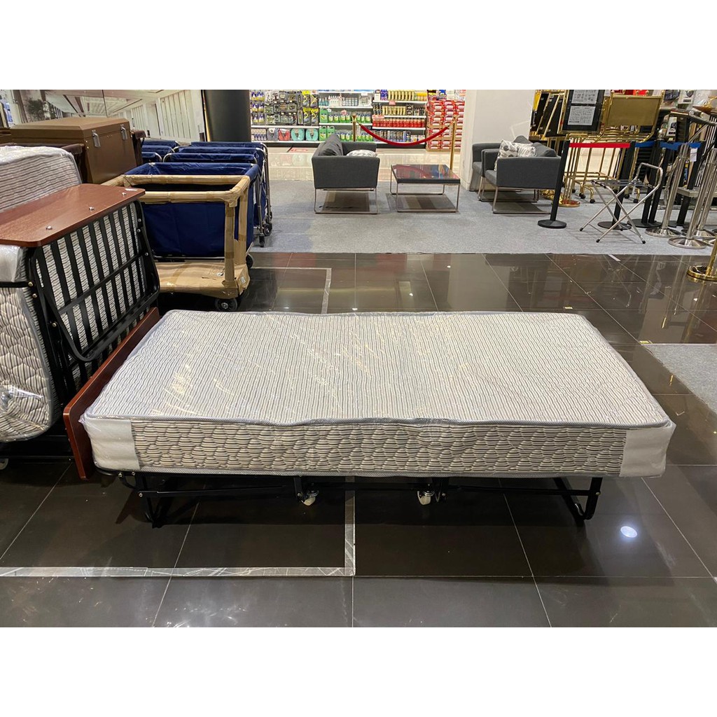 Krisbow  Kasur Lipat Dengan Roda 193 x 95x 40 cm/Folding Bed /Bed Maid