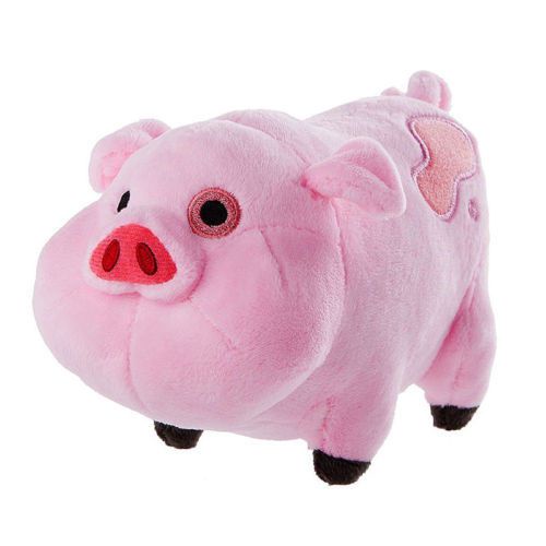 18cm 7&quot; Gravity Falls Waddles The Pink Pig Soft Plush Stuffed Toy Mini Doll Gift