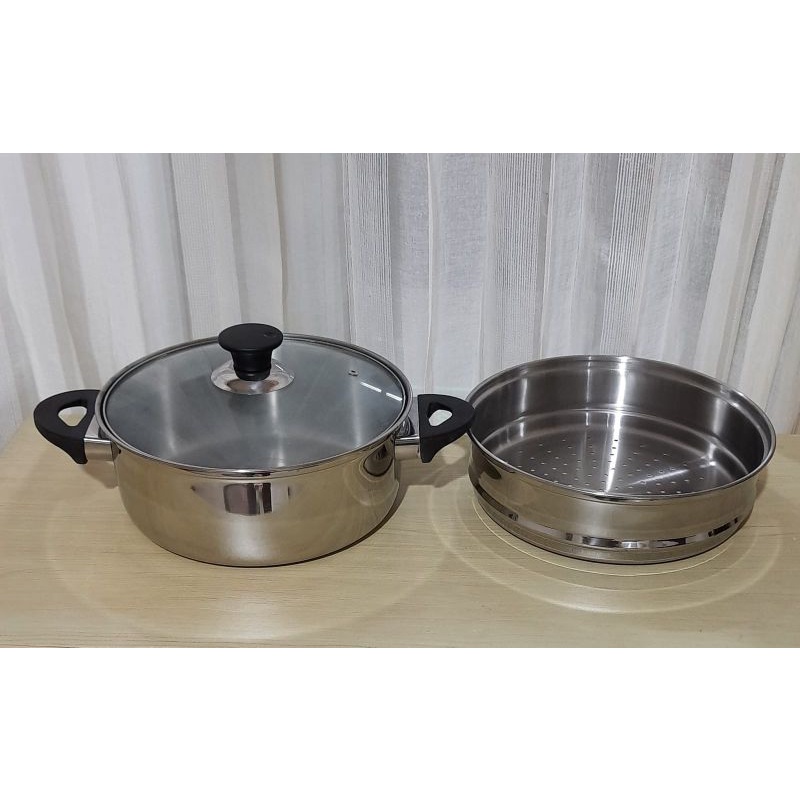 Panci Steamer Susun Dua 27 cm