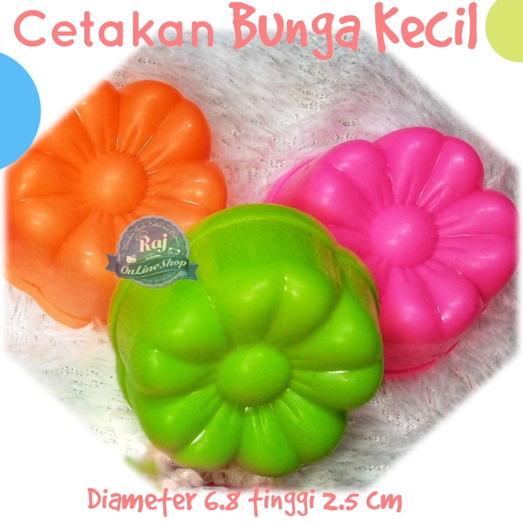 COD Cetakan Sakura Bunga Kecil 1 lusin Putu ayu jelly puding lapis kue bolu tulip  Melati jasmine ma