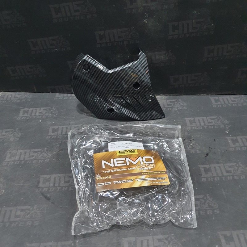 Cover Tutup CVT Bagian Depan Nemo Honda Vario 160 2021 Carbon