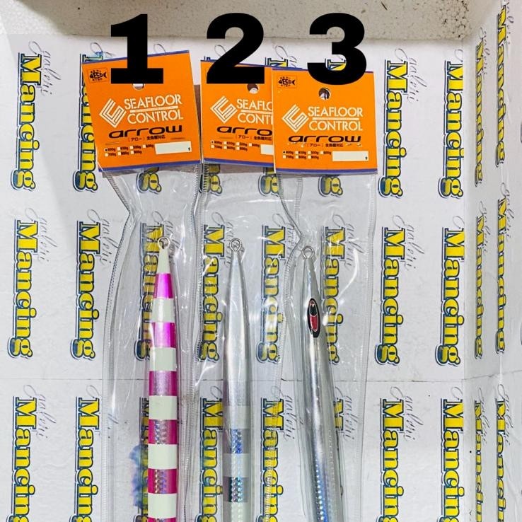 Umpan Jig Seafloor Arrow 400gr Glow