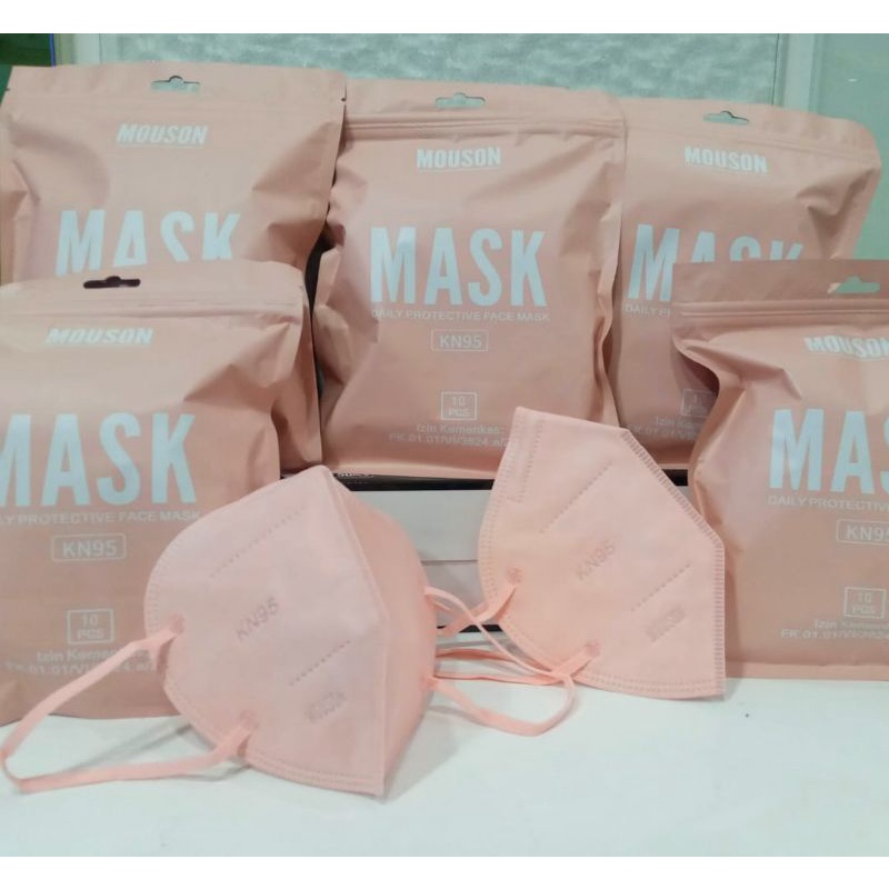 Masker KN95 5 ply  Mouson isi 10 Pcs