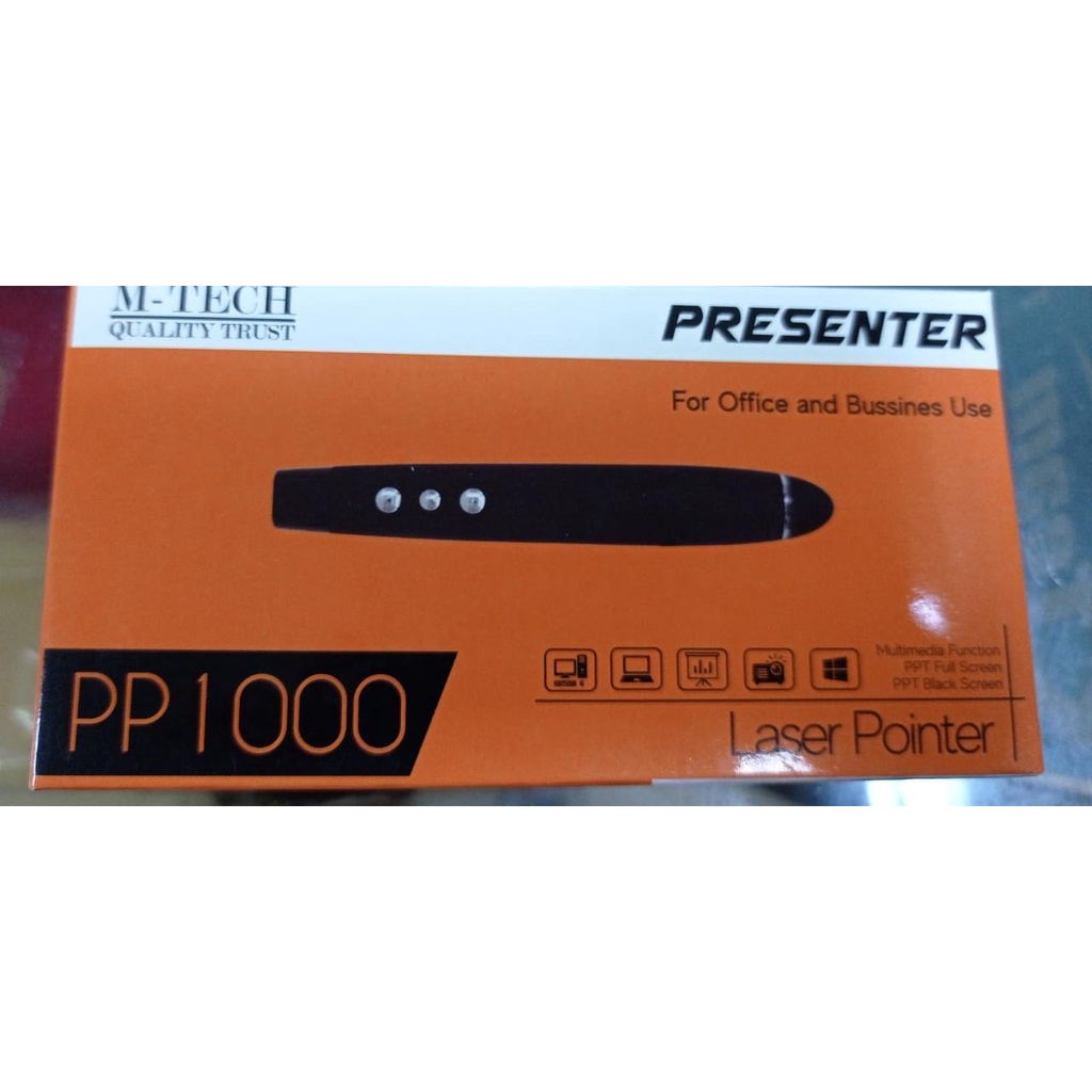 Laser Pointer Wireless Presenter PP-1000 Baterai A3