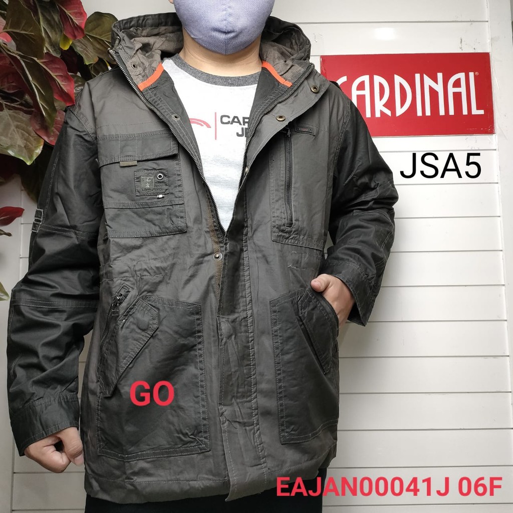 gof JSA CARDINAL JAKET SEMI PARASUT Casual Cowok Jaket Pria Terbaru Cardinal Original