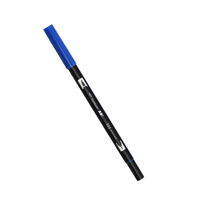 

Tombow ABT Dual Brush Pen Ultramarine 555 / Spidol Kuas Warna Ultramarine/ Spidol Dual Tip Brush