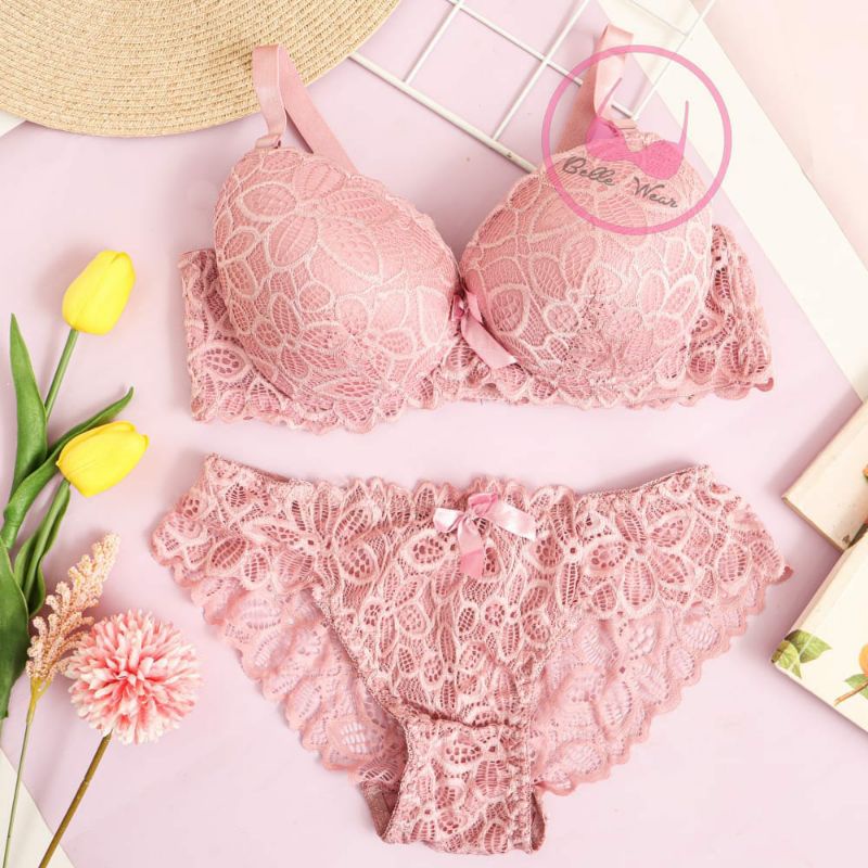 JUAL SET DALAMAN WANITA BH & CD BISA COD/BH & CD  BERKUALITAS PREMIUM  DAN IMPOR BAHAN NYAMAN  DI KU