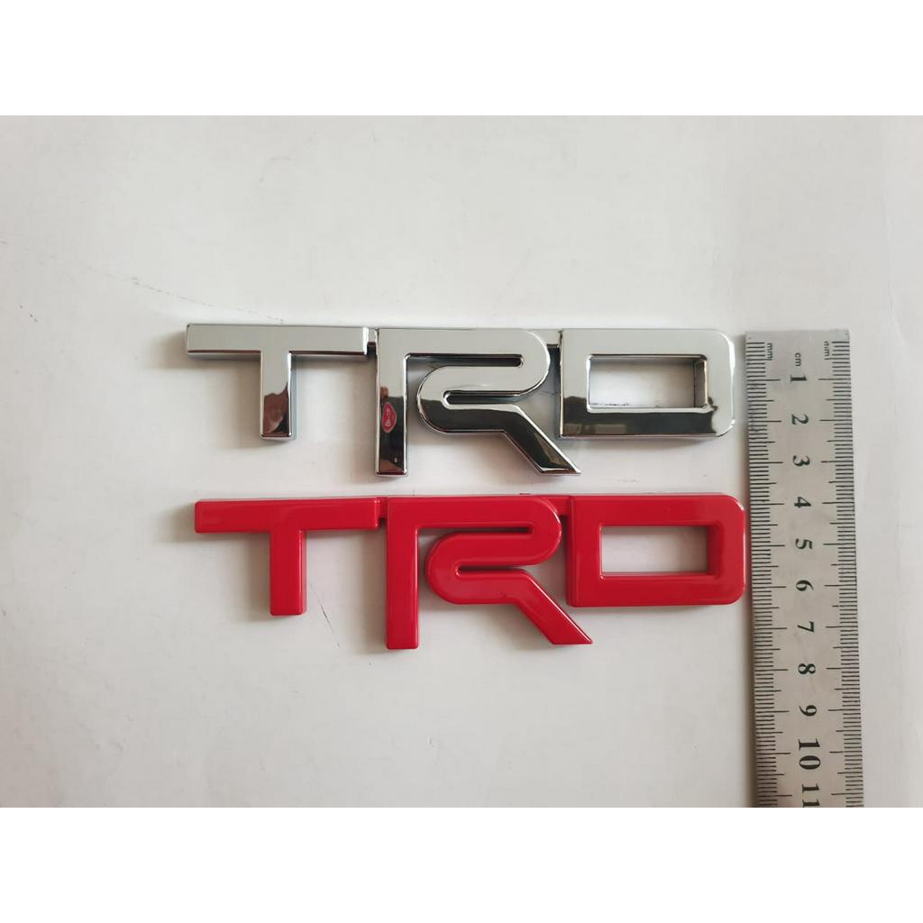 Emblem Mobil Logo TRD Meran Chrome