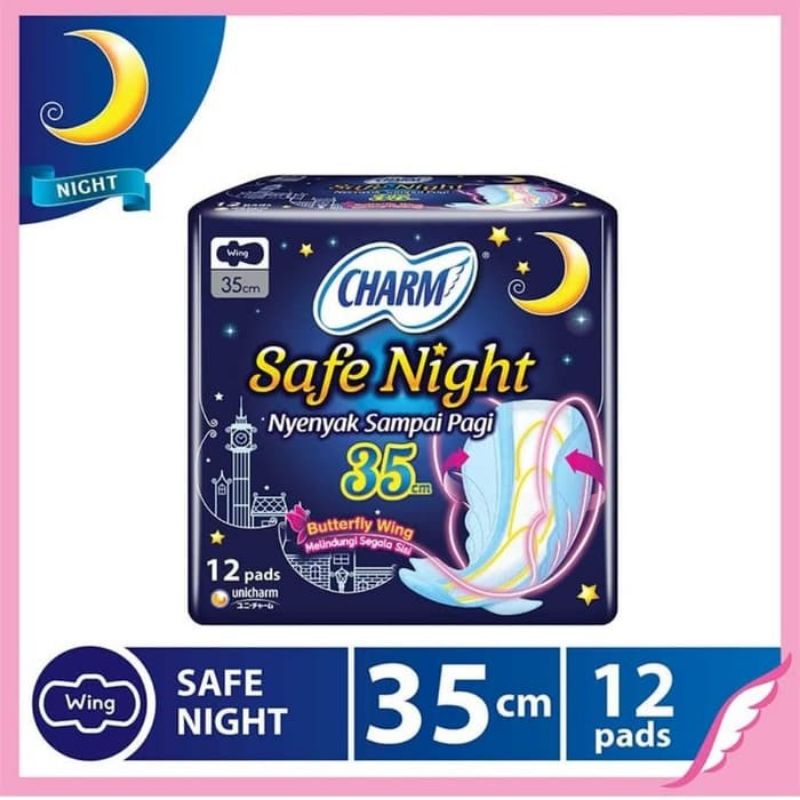 CHARM Pembalut Safe Night 35cm