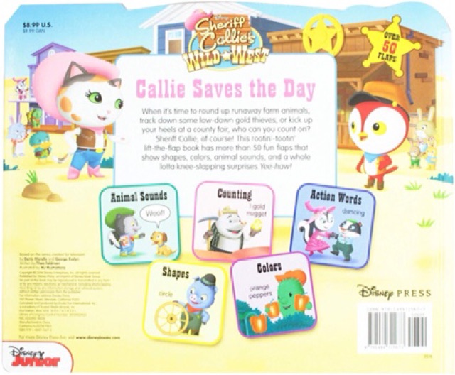 Buku Import USA Edukasi Interactive Flip Pop Up Callie Saves The Day