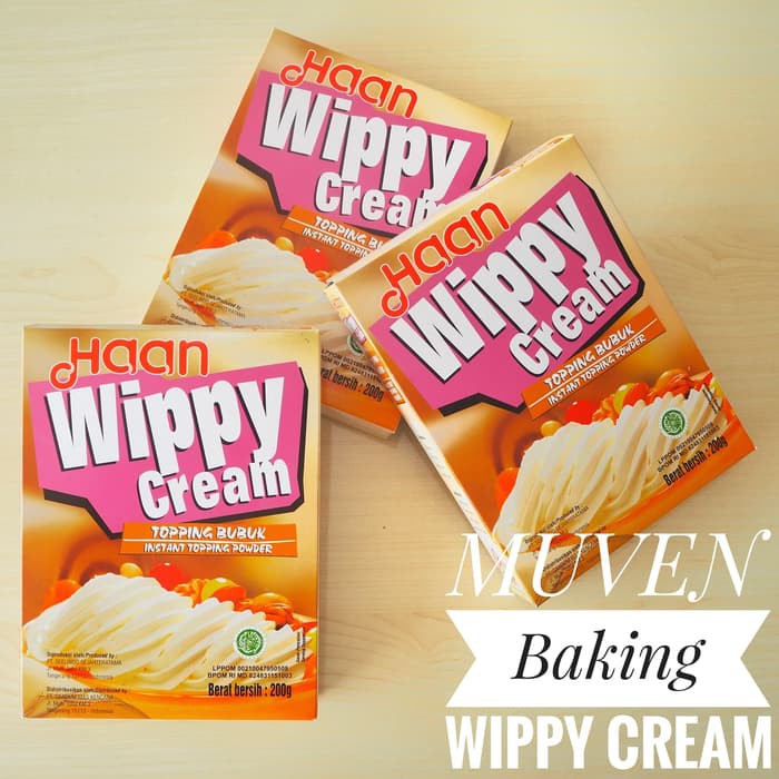 WHIPPED CREAM HAAN WIPPY CREAM INSTANT TOPPING POWDER 200gr Shopee
