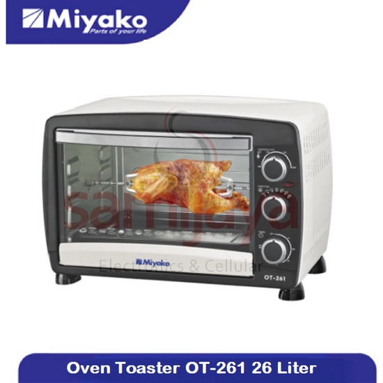 MIYAKO Oven Toaster Listrik 26 Liter OT 261 - Garansi 1 Tahun