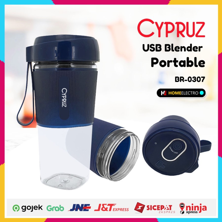 CYPRUZ USB Blender Portable BR-0370 Mini Rechargeable 0.7 L