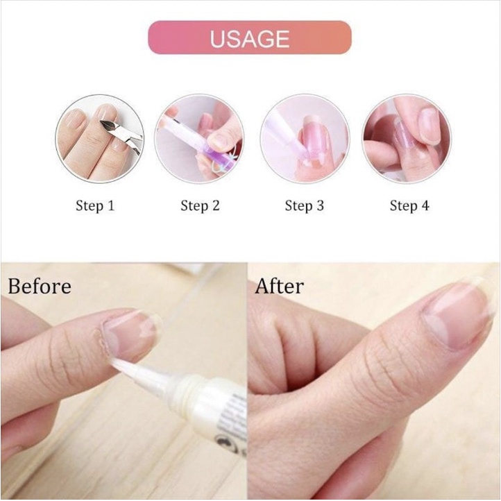 Vitamin Kuku Pen Manicure Pedicure Cuticle Oil Vitamin Kuku Membuat Kuku Tidak Mudah Patah KU005