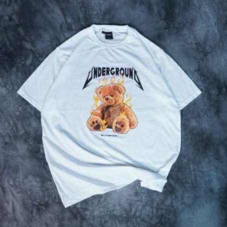 AFI - EC - Kaos Oversize Wanita Underground Bear (LD 106, P 65)