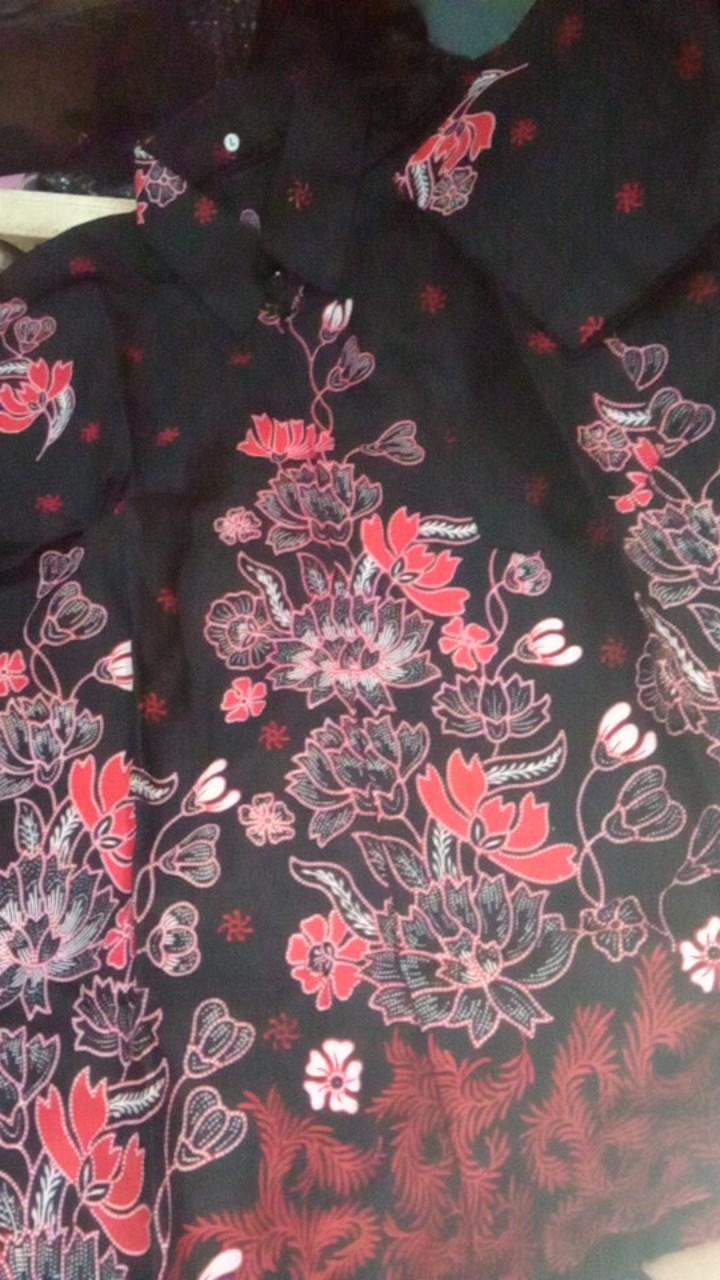 Bswart Batik Hrb026 Kenongo Hem Pendek Padi Pekalongan M L Xl Batik Pria Murah Modern Grosir