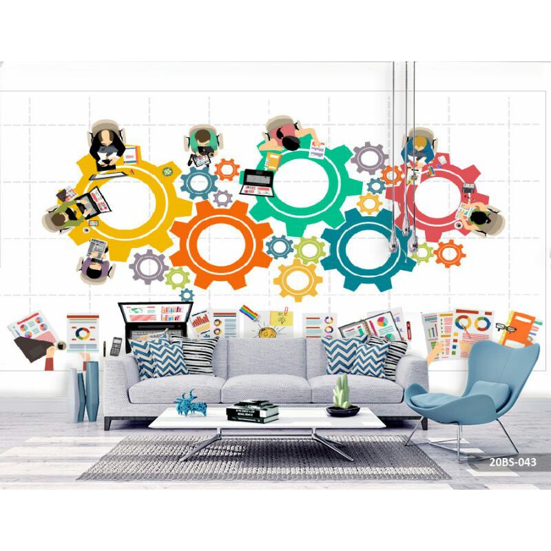 Jual Wallpaper Office 3D