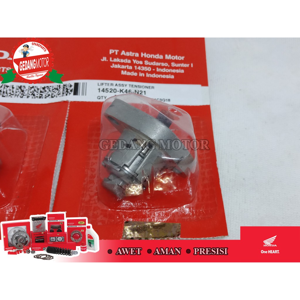 TENSIONER / STELAN KETENG BEAT VARIO ( 14520-K46-N21 ) ORIGINAL HONDA