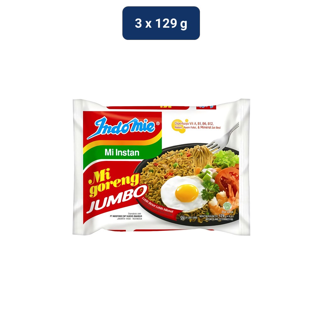 

Indomie Mi Goreng Special Jumbo 3 x 129 gr