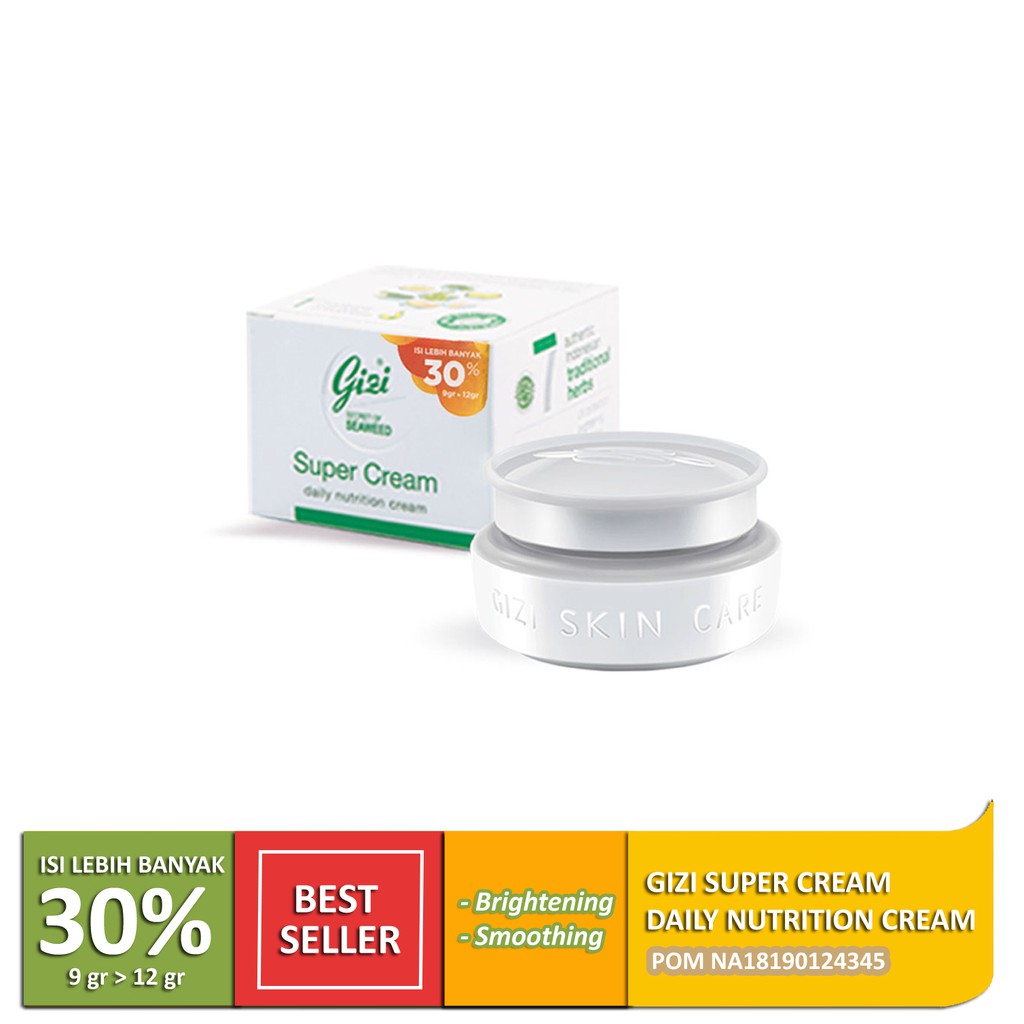 Gizi Super Cream Daily Nutrition Cream - Pot 9 gram