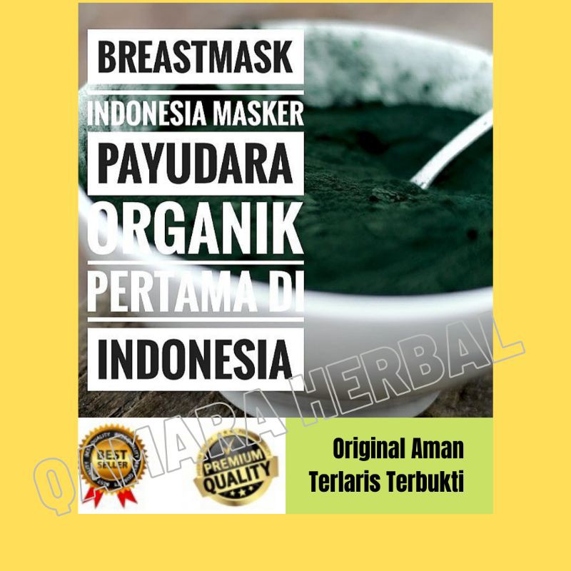 (COD) PEMBESAR PAYUDARA | BREAST MASK ™ | Masker Payudara Organik | HALAL | ORI