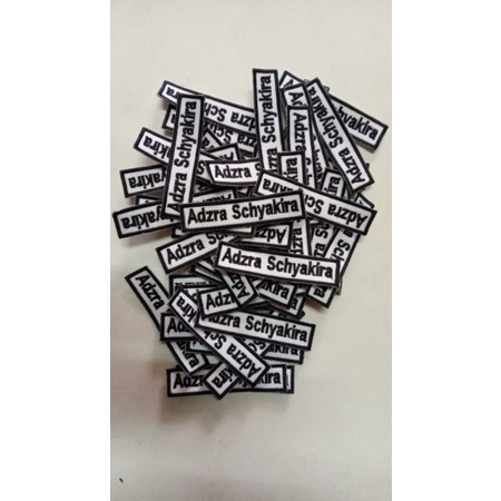 BORDIR NAMA BUAT NAMA CUSTOM JASA BORDIR