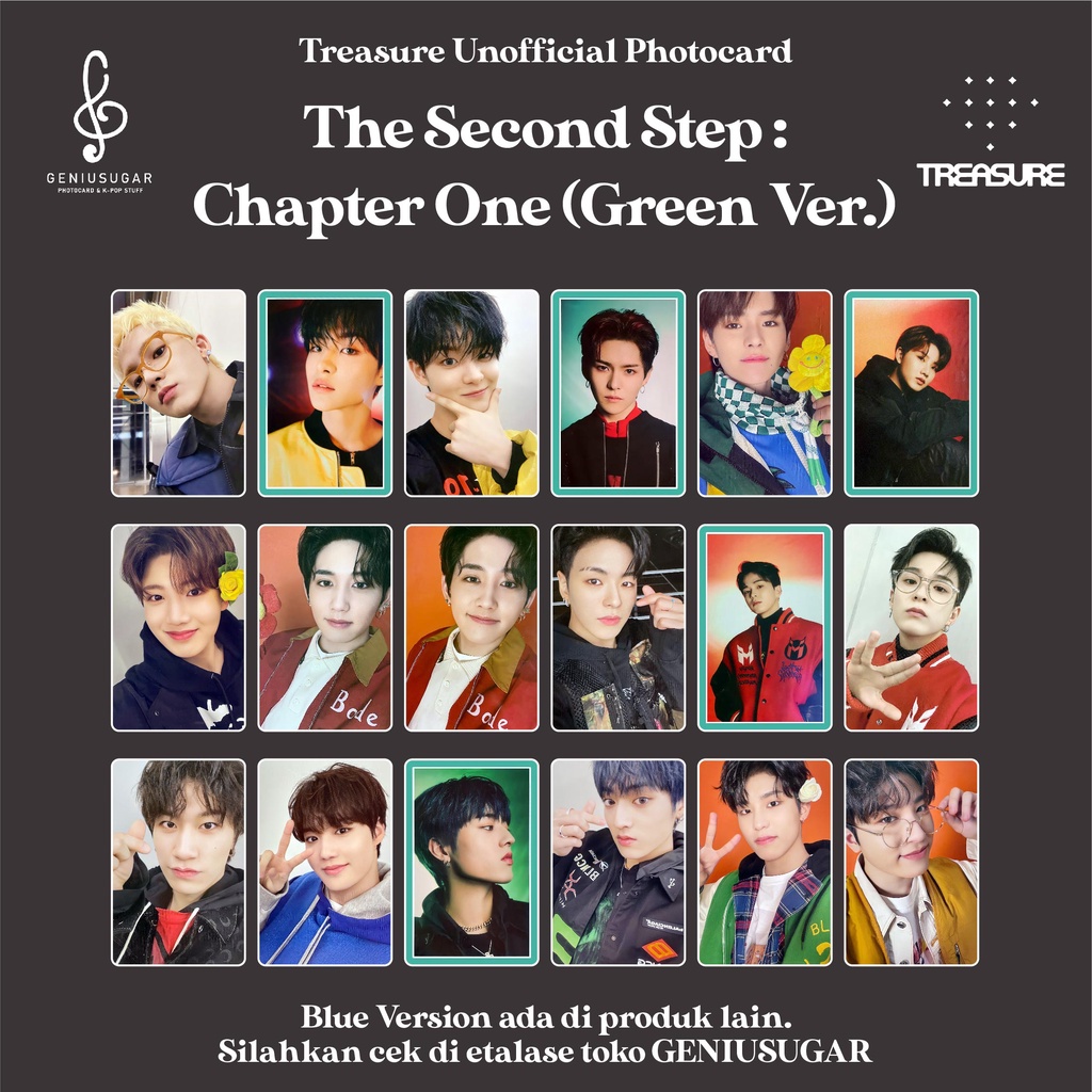 [REPLIKA TREASURE] PHOTOCARD GREEN CONCEPT THE SECOND STEP : CHAPTER ONE