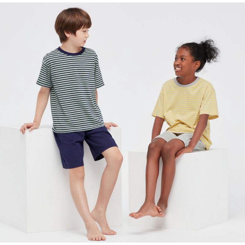 Airism katun set (baju & celana) kids uniqlo