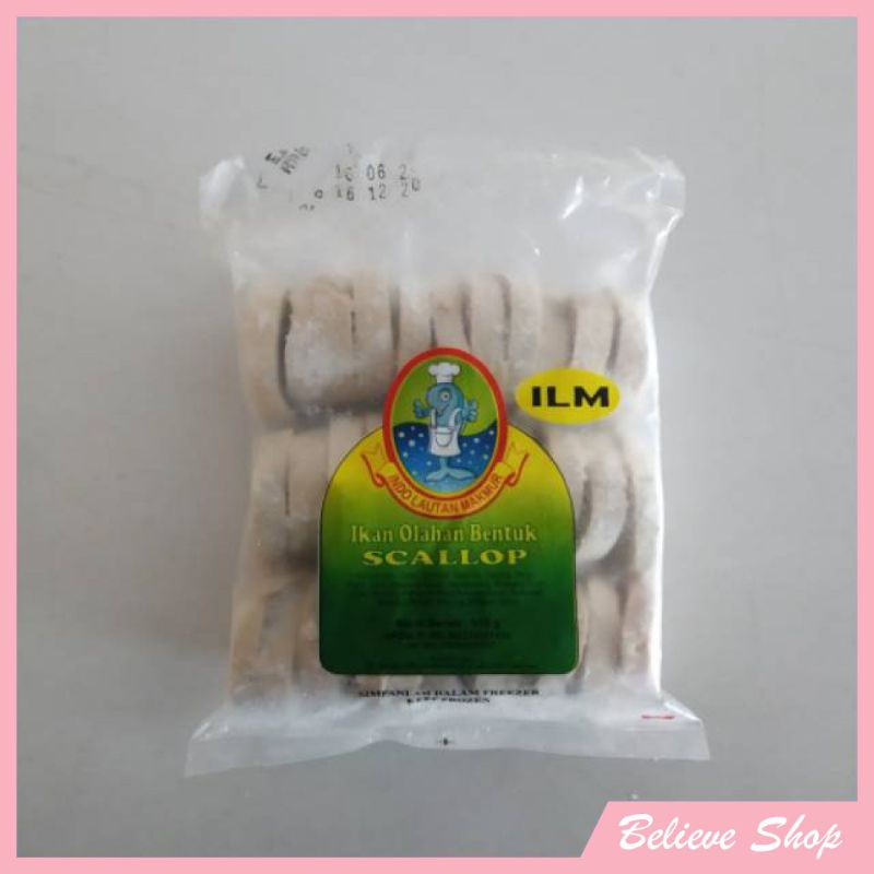 

Ikan Olahan Bentuk Scallop ILM 500 gr