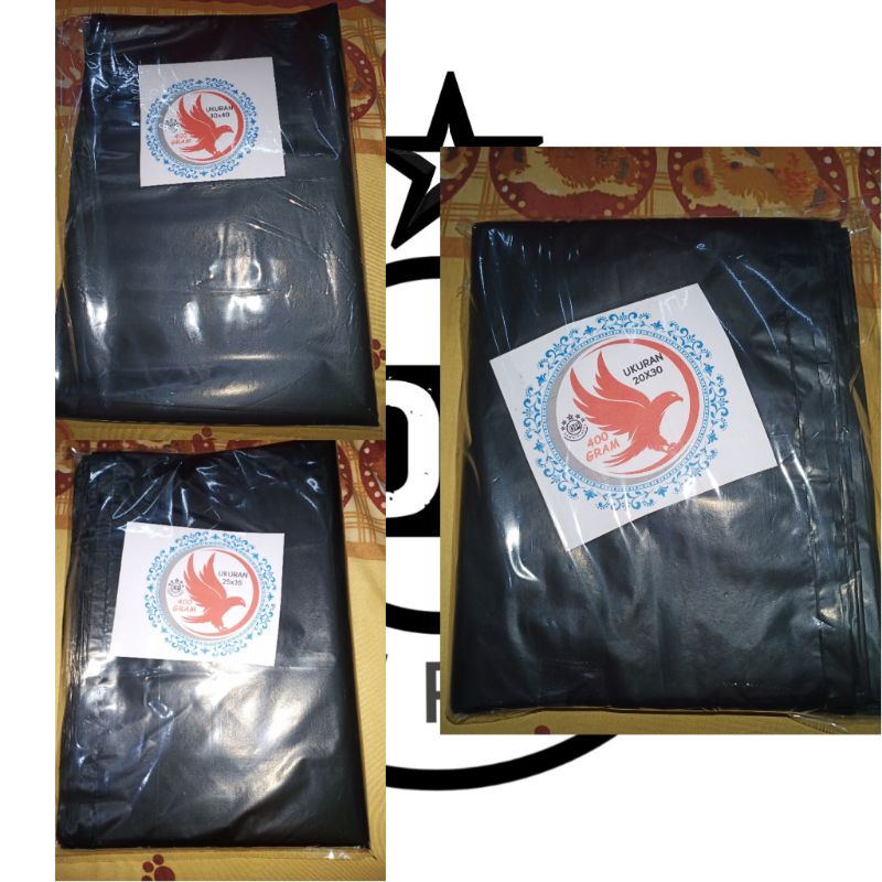 Plastik Hitam Packing Online 20x30 Kantong Olshop Tas Kresek Tanpa Pond Tanpa Plong 25x35 30x40 17x30 35x50 40x60