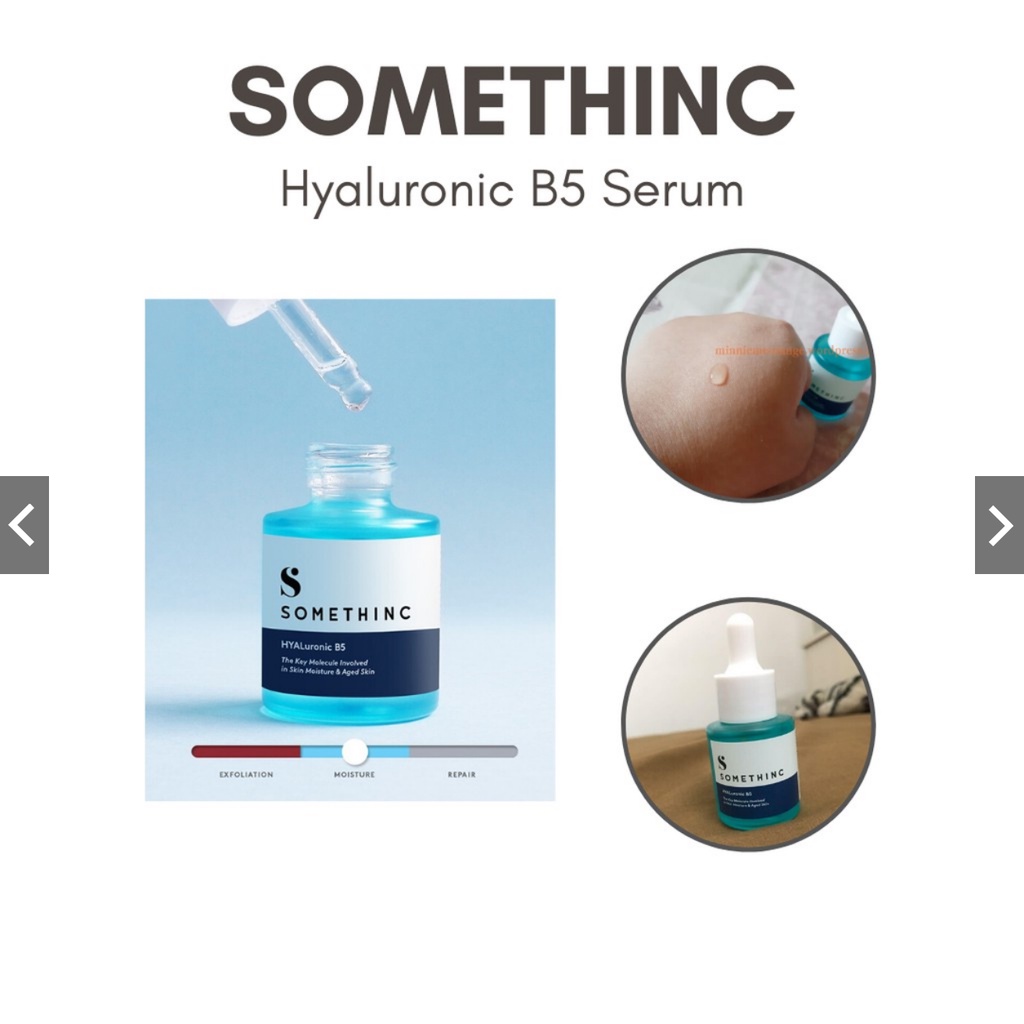 [PROMO SPESIAL] BPOM SOMETHINC HYALuronic 9 + B5 20ml 40ml Anti Kulit Kusam &amp; Flek Noda Hitam ORI