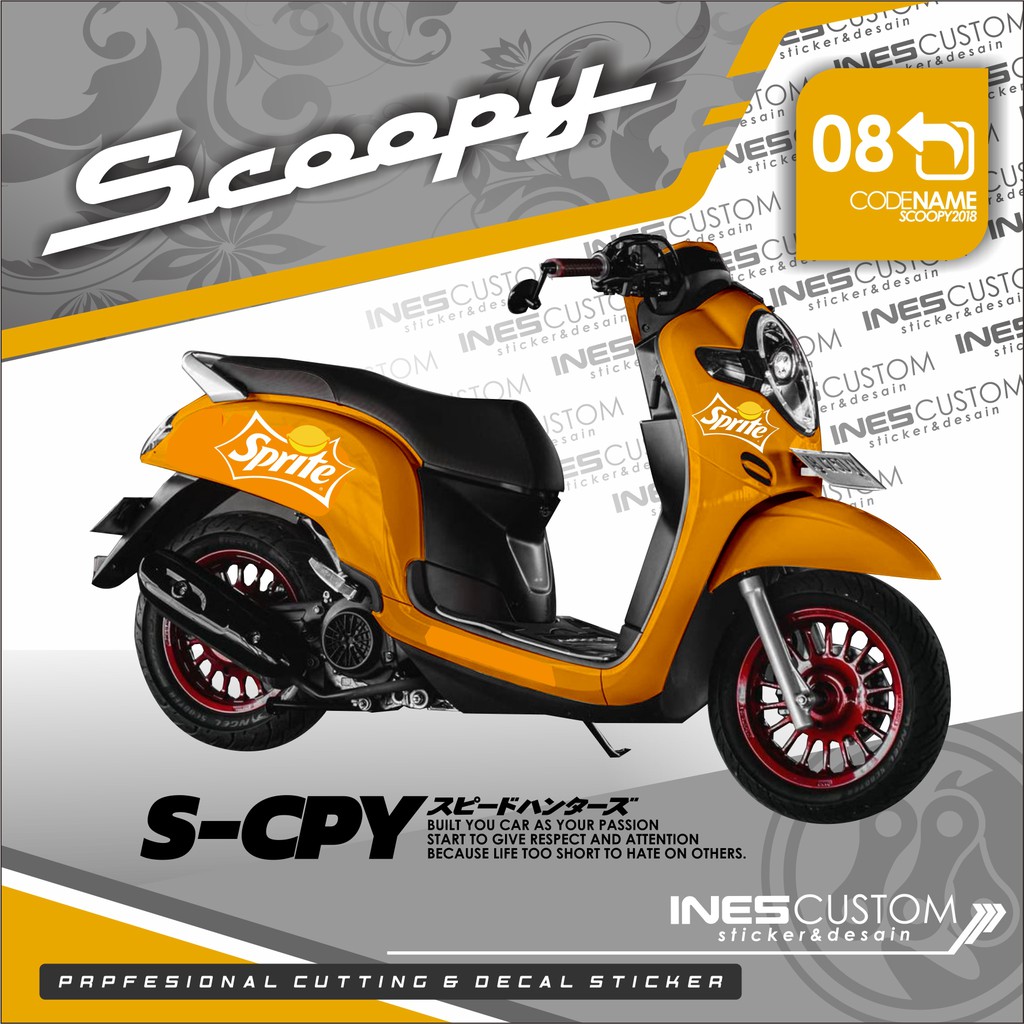 striping scoopy sprite stiker sprite