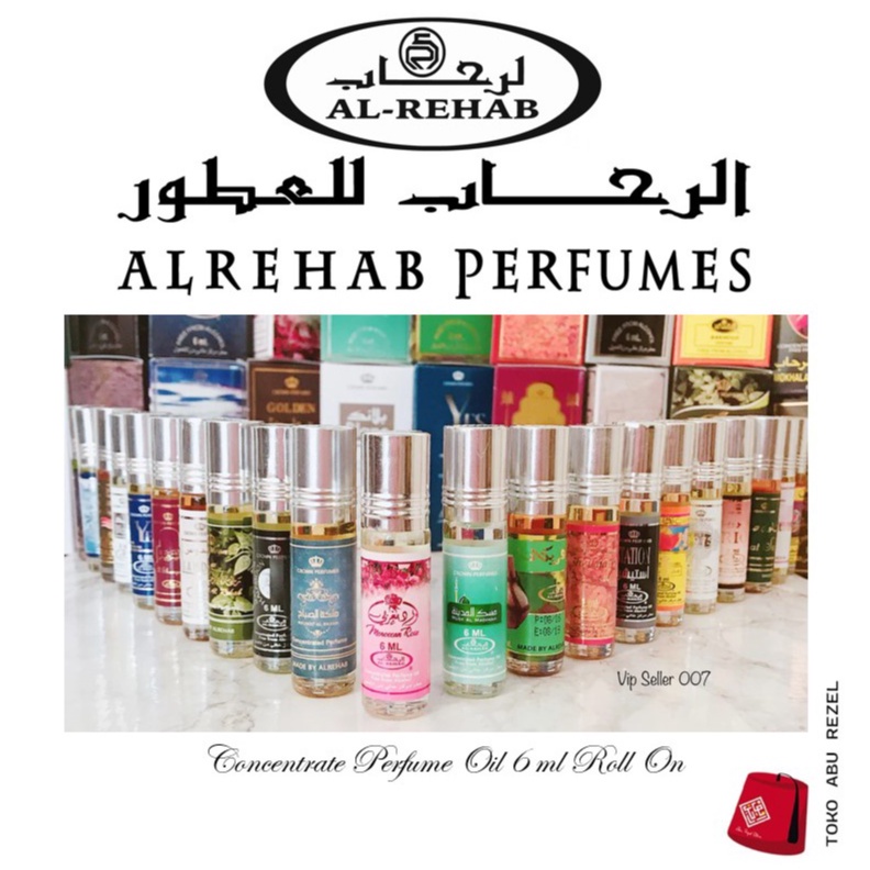 Parfum Arab Al REHAB 6ml Roll On - All Varian | Free Alkohol