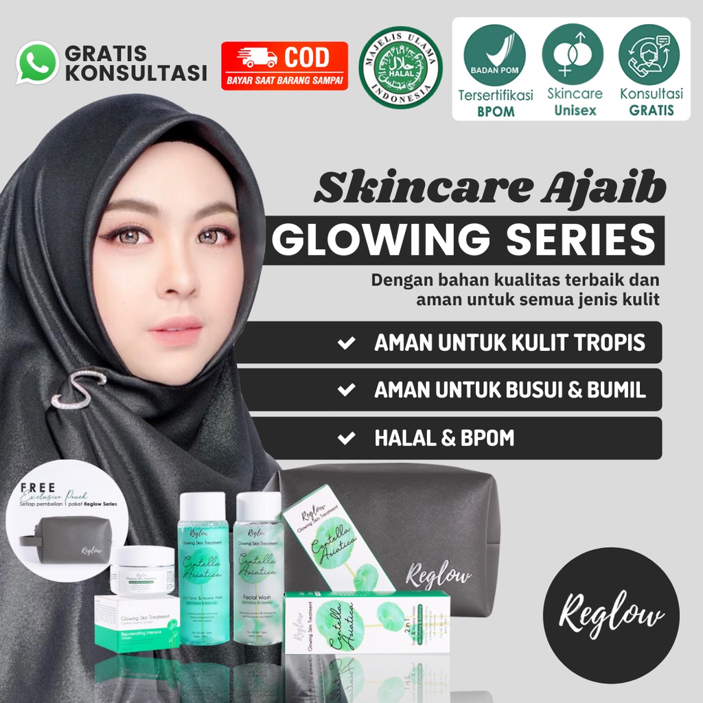 TERMURAH Paket Glowing Skincare Terbaik Reglow Original Aman BPOM / COD