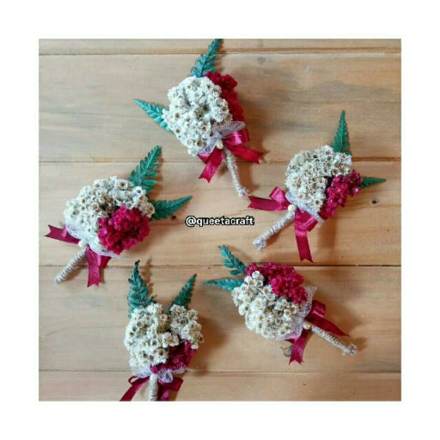 Boutonniere wedding corsage/pin jas bunga pria/corsage rustic