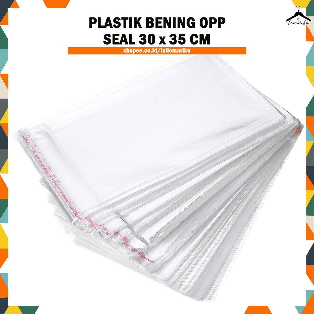 Jual Kantong Plastik Bening Tipis Seal Aneka Ukuran Shopee Indonesia 2569