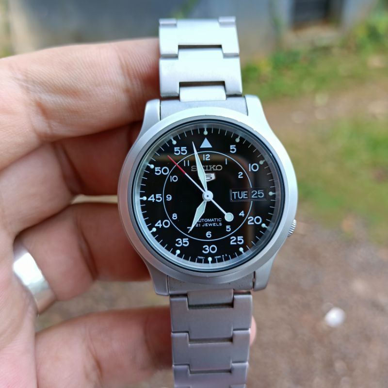 seiko military snk809k1 second/preloved good condition
