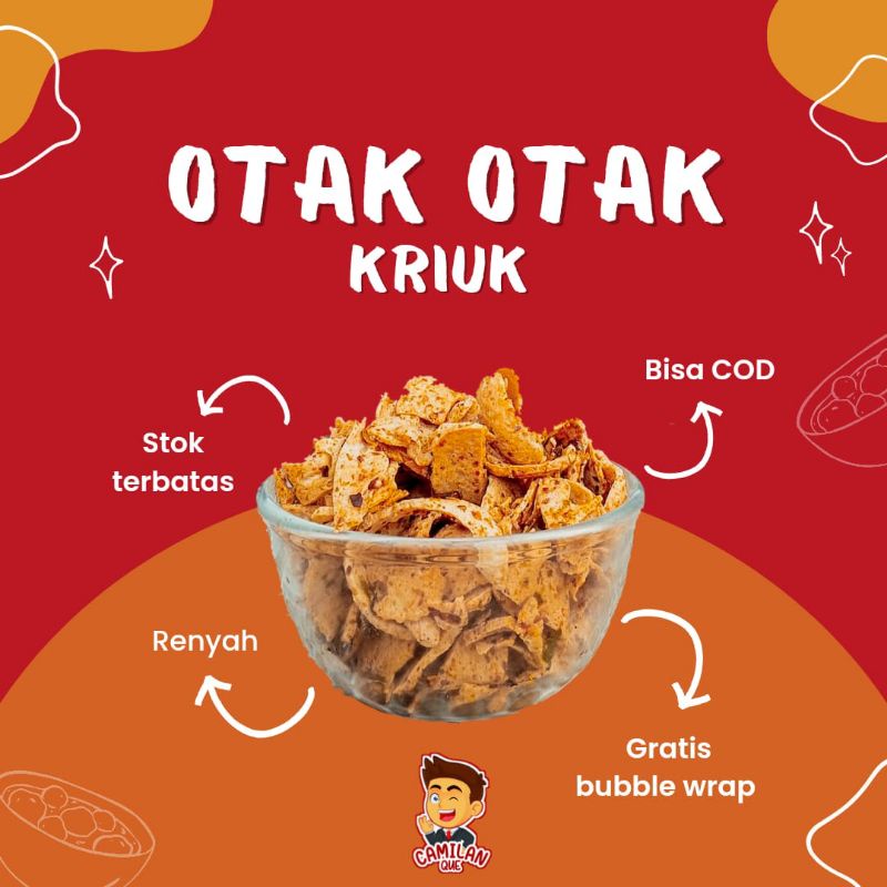 Jual Otak Otak Kriuk Pedas Daun Jeruk Camilanque Gr Shopee Indonesia