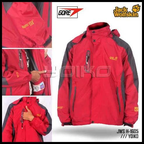 Jaket Gunung Jack Wolfskin Original Goretex H-1605