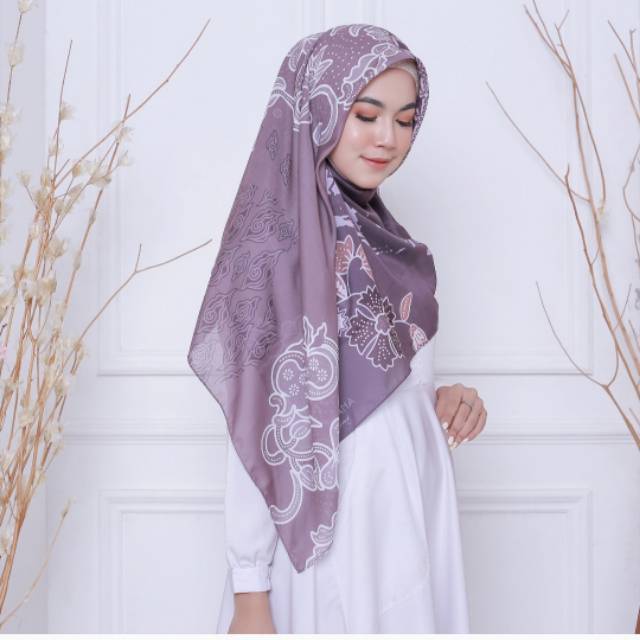 NIRWANA HIJAB SIGNATURE - KHADIJAH SCARF BROWNIE