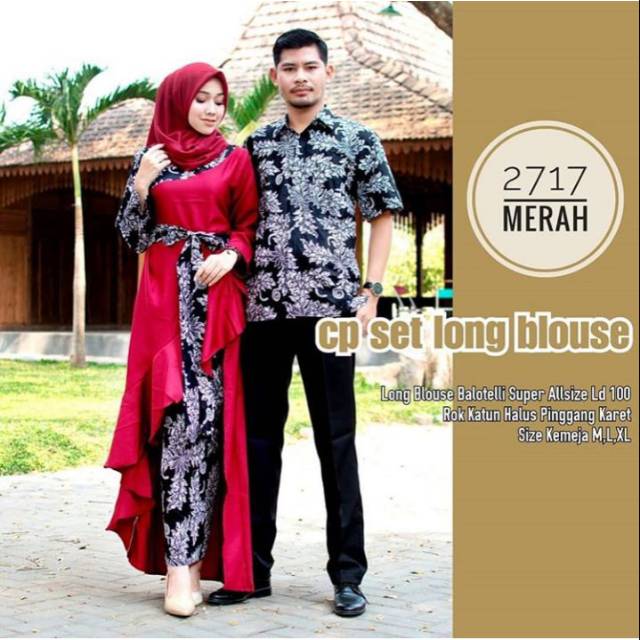 Batik Couple Kebaya Modern Kebaya Tunangan Lamaran Baju Wisuda Batik Brukat Terbaru