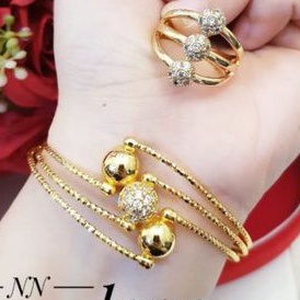 Xuping Set Gelang dan Cincin Wanita GC555S