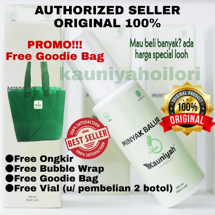 HOT SALE!!! MINYAK BALUR KAUNIYAH OIL RESELLER RESMI TERBARU