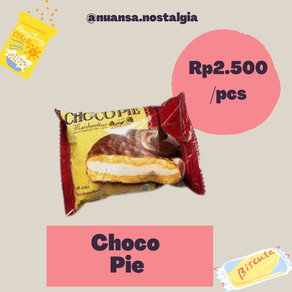 

TERMURAH! Choco Pie Sachet - Makanan Jaman Dulu