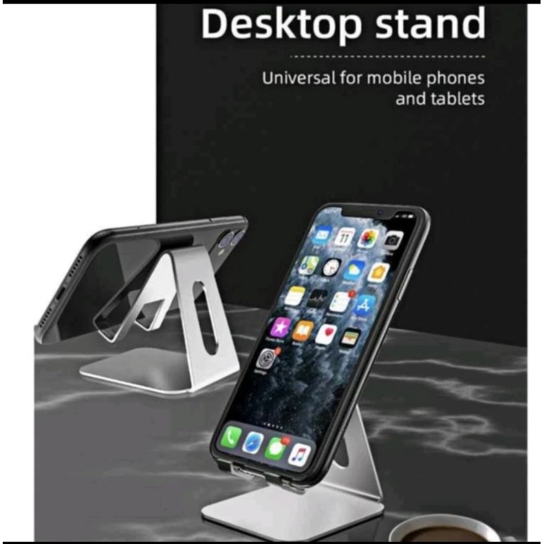 Stand Holder Aluminium Mobil Smartphone Holder Universal Tablet Ipad
