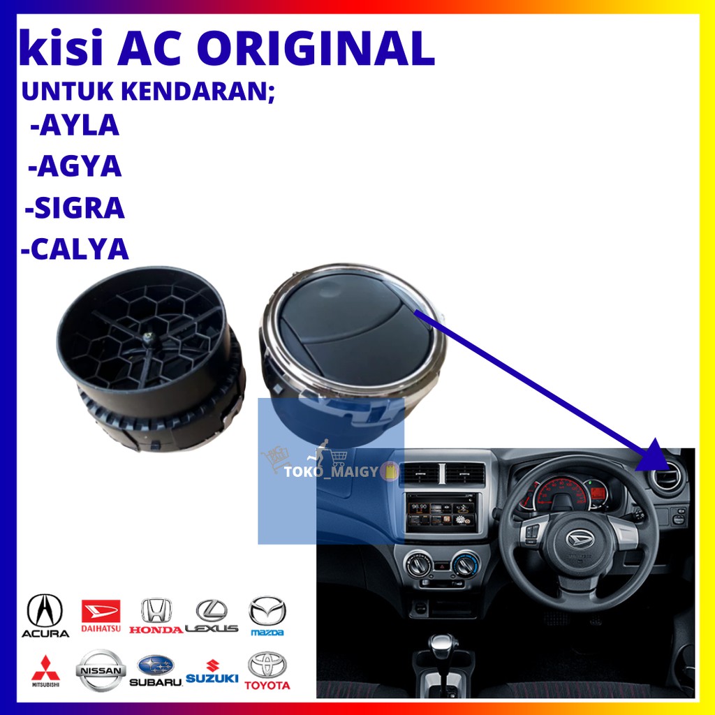 Kisi AC Ayla/ Kisi AC Ayla Agya/ Kisi AC Sigra/ Kisi AC Calya/ Kisi Kisi AC Mobil/ Kisi AC Mobil