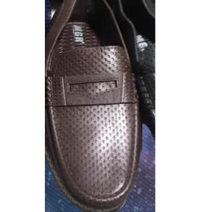 Harga Bersahabat.. Sepatu Kerja Pantofel Loafer Kerja Formal Casual Pria Karet Anti Air Impor Jelly 
