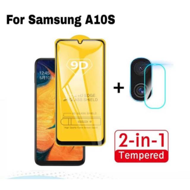 Tempered Glass Samsung A10s + Tempered Glass Camera Samsung A10s 2in1 SC