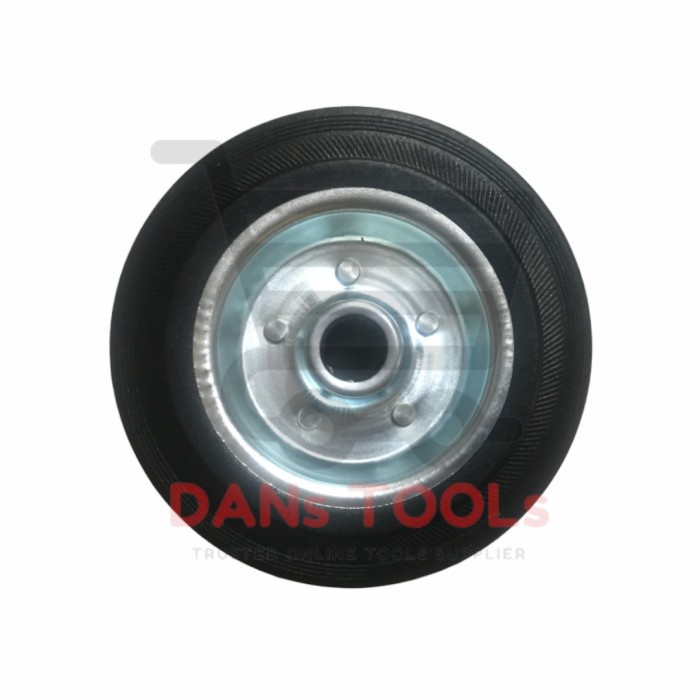 Roda Karet Wheel Only 6 inch - Roda Etalase - Roda Trolley Lipat