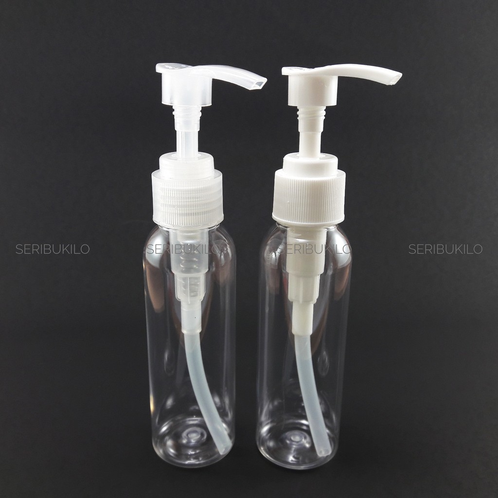 Botol Plastik Pump 100 ml / Botol Pet 100 ml Pump